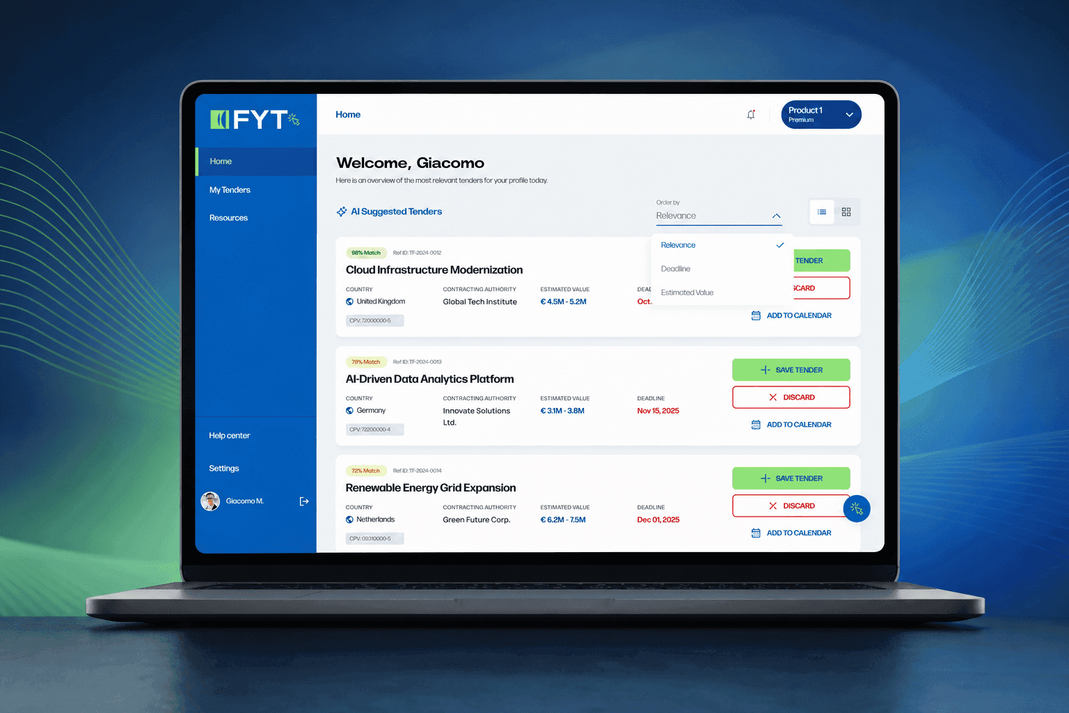Tenders, Made Accessible preview